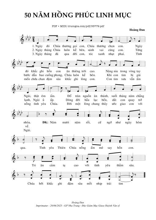 50 Năm Hồng Phúc Linh Mục