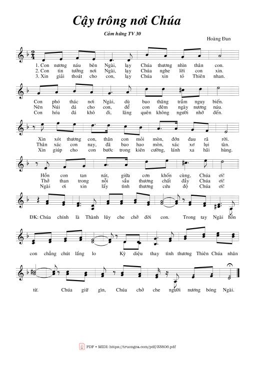 Cậy Trông Nơi Chúa