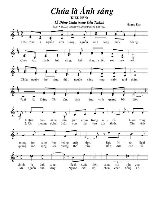 Chúa Là Ánh Sáng (Kiệu Nến)