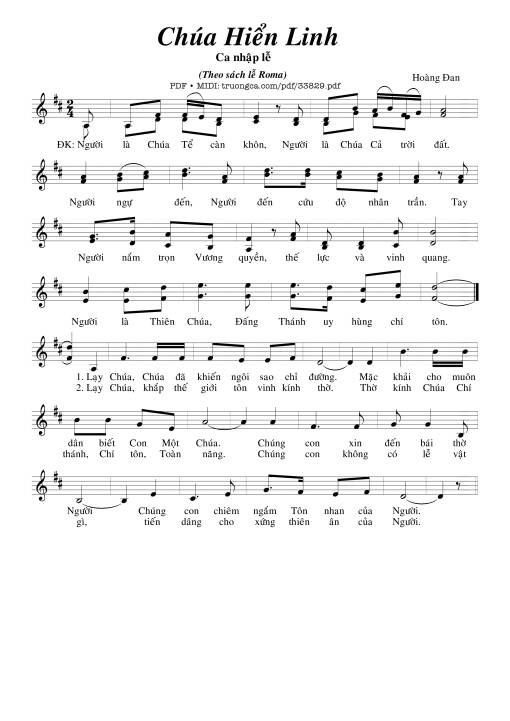 Chúa Hiển Linh - Hoàng Đan