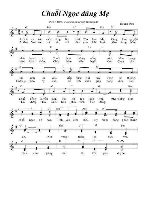 Chuỗi Ngọc Dâng Mẹ