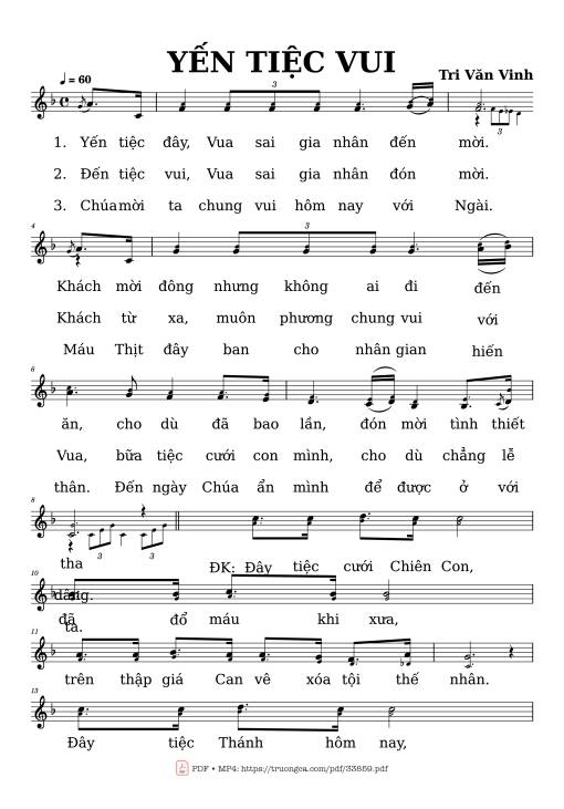 Yến tiệc vui - Tri Văn Vinh