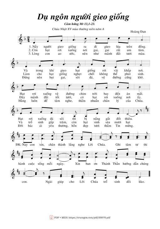 Dụ Ngôn Người Gieo Giống