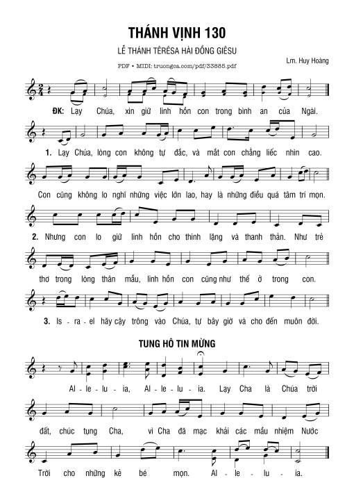 Lễ Thánh Têrêsa Hài Đồng Giêsu (01.10)