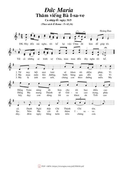 Đức Maria Thăm Viếng Bà Isave