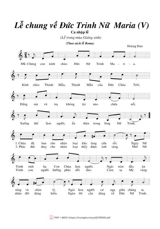 Lễ Chung Về Đức Trinh Nữ Maria (5)