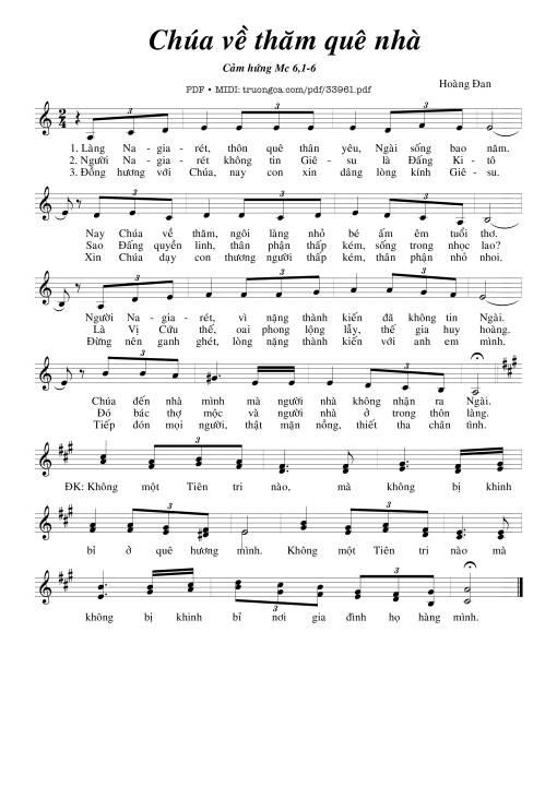 Chúa Về Thăm Quê Nhà