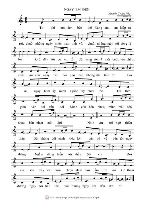 Ngày em đến - Nguyễn Trung Nhi