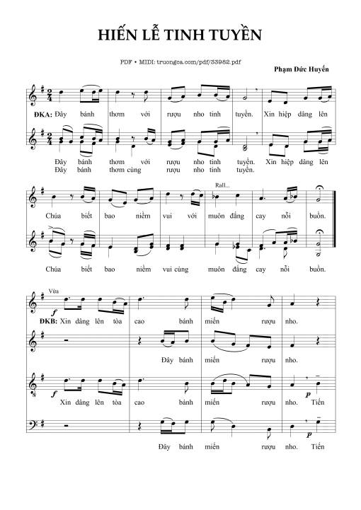 Hiến Lễ Tinh Tuyền