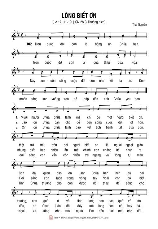 Lòng Biết Ơn - Thái Nguyên