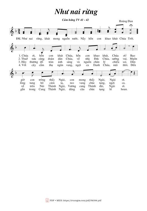 Như Nai Rừng - Hoàng Đan