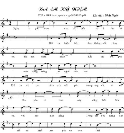 Xa Em Kỷ Niệm - Nhật Ngân