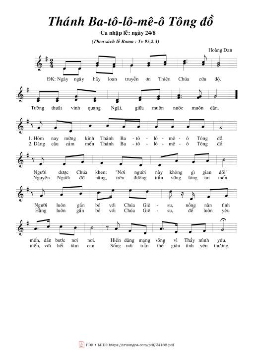 Thánh Batôlômêô Tông Đồ