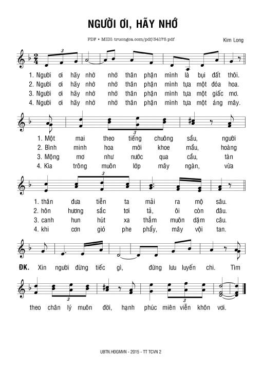 Người Ơi Hãy Nhớ