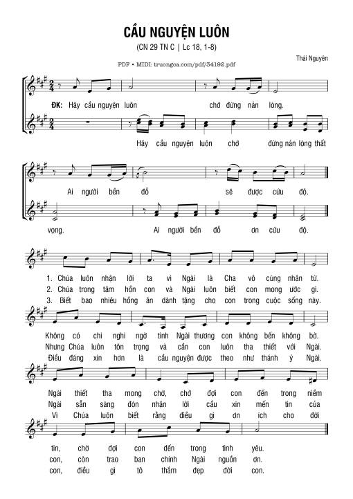 Cầu Nguyện Luôn