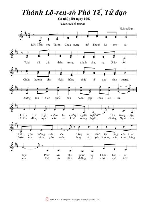 Thánh Lôrensô Phó Tế Tử Đạo