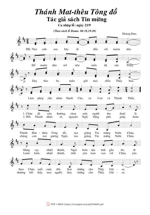 Thánh Matthêu Tông Đồ