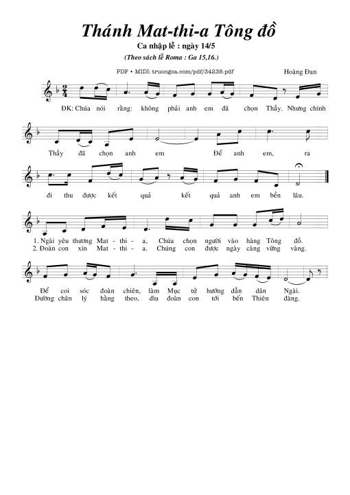 Thánh Matthia Tông Đồ