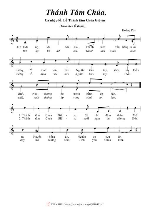 Thánh Tâm Chúa - Hoàng Đan