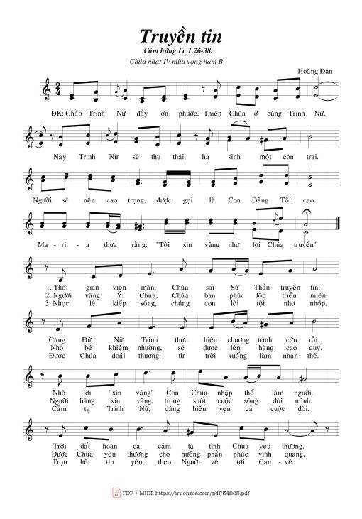 Truyền Tin - Hoàng Đan