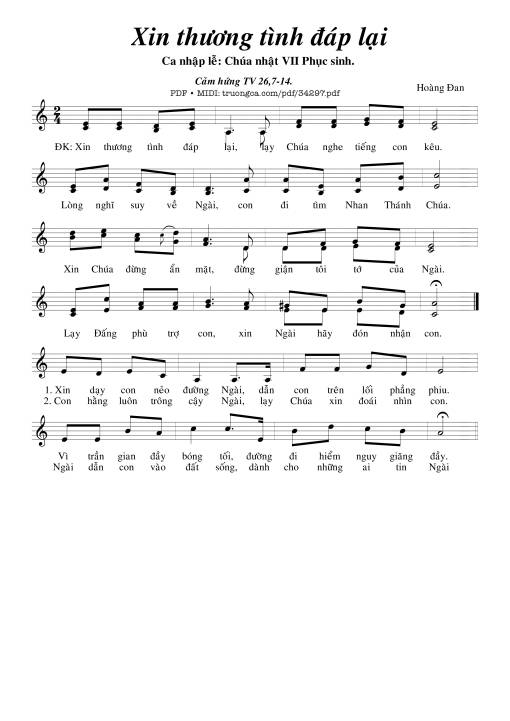 Xin Thương Tình Đáp Lại