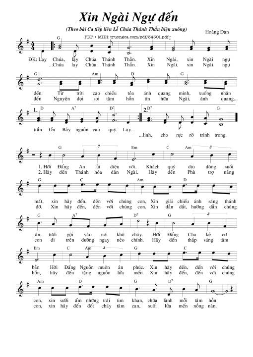 Xin Ngài Ngự Đến