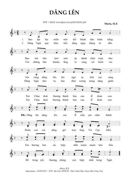 Dâng Lên - Maria Sle
