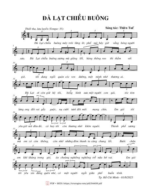 Đà Lạt chiều buông