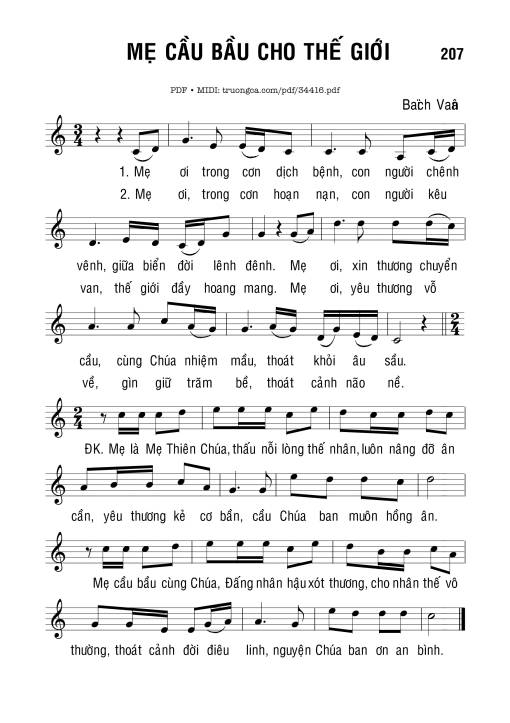 Mẹ Cầu Bầu Cho Thế Giới