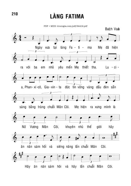 Làng Fatima - Bạch Vân