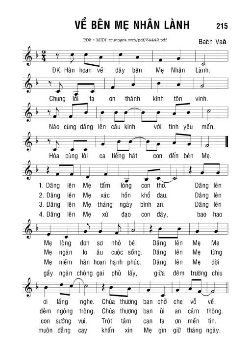 Về Bên Mẹ Nhân Lành