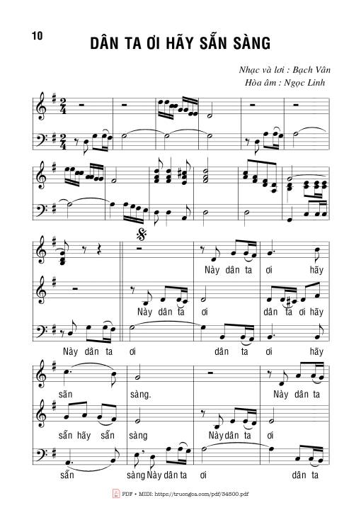 Dân Ta Ơi Hãy Sẵn Sàng