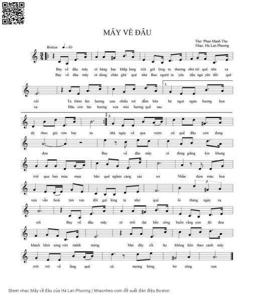 Mây về đâu - Hà Lan Phương