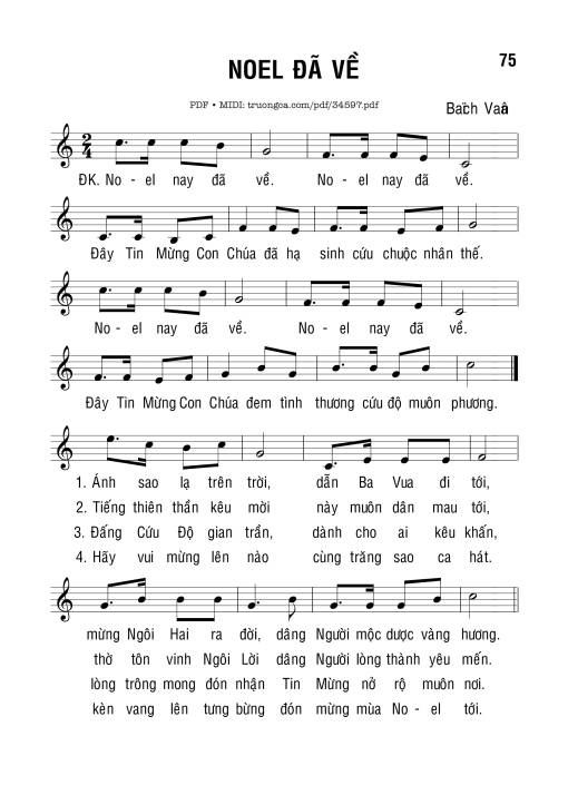 Noel Đã Về - Bạch Vân