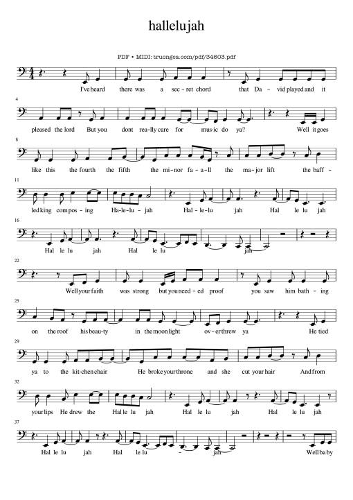 hallelujah - Undefined