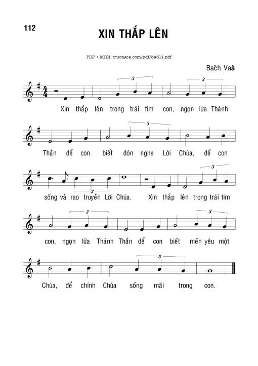 Xin Thắp Lên - Bạch Vân