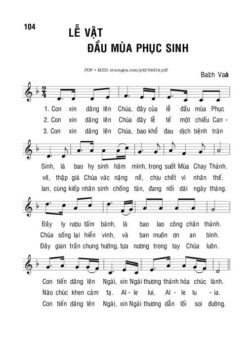 Lễ Vật Đầu Mùa Phục Sinh