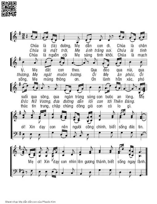 Mẹ dẫn dắt con