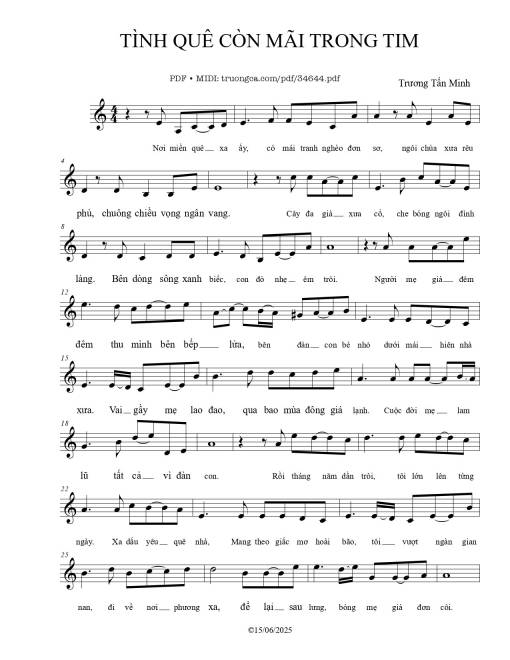 Tình quê còn mãi trong tim