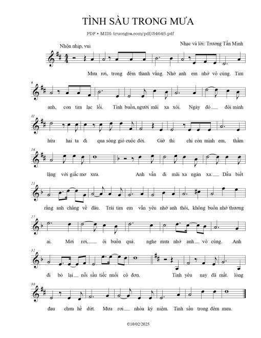 Tình sầu trong mưa