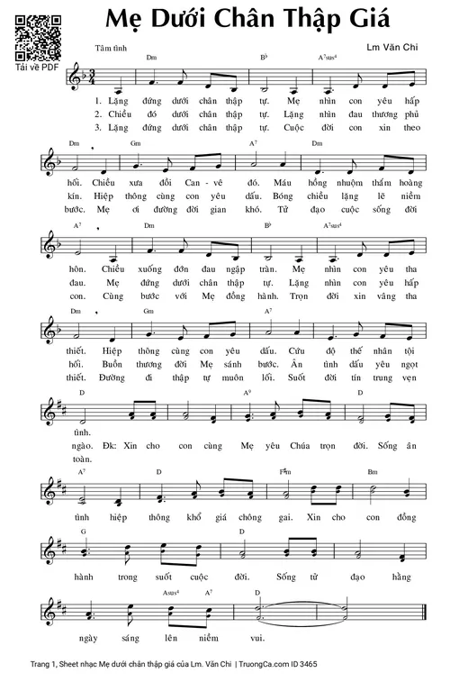 Mẹ dưới chân thập giá