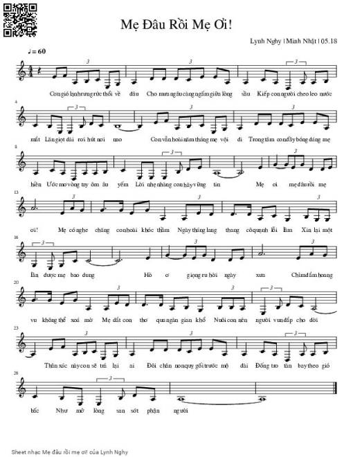 Mẹ đâu rồi mẹ ơi!