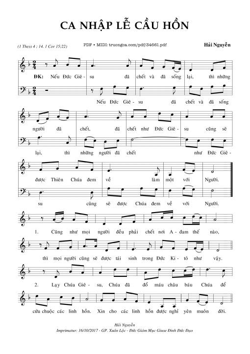 Ca Nhập Lễ Cầu Hồn