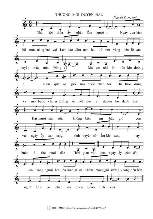 Thương mối duyên đầu