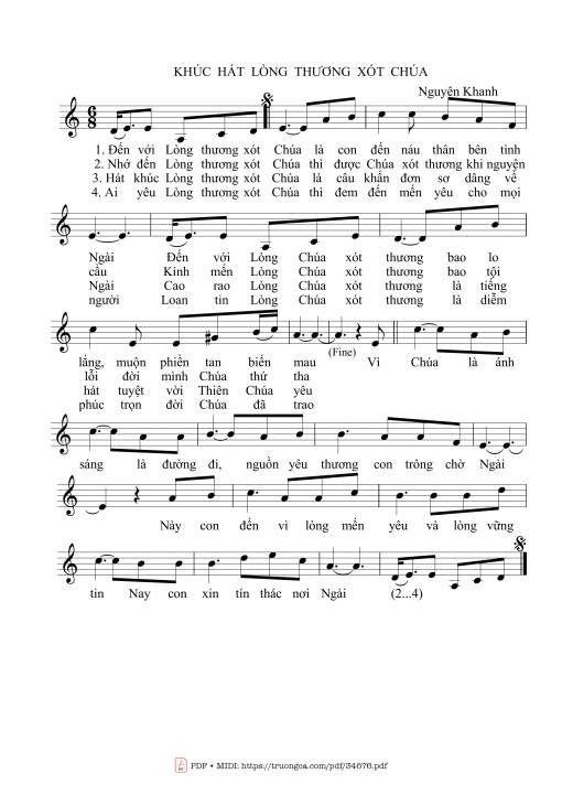 Khúc hát lòng thương xót Chúa