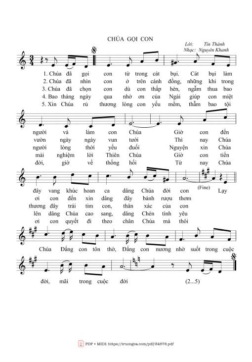 Chúa gọi con - Nguyên Khanh