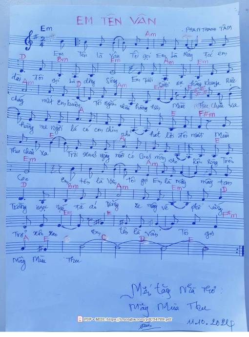 Em tên Vân - Phan Thanh Tâm