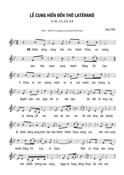 Thánh Vịnh 45, Lễ Cung Hiến Đền Thờ Latêranô