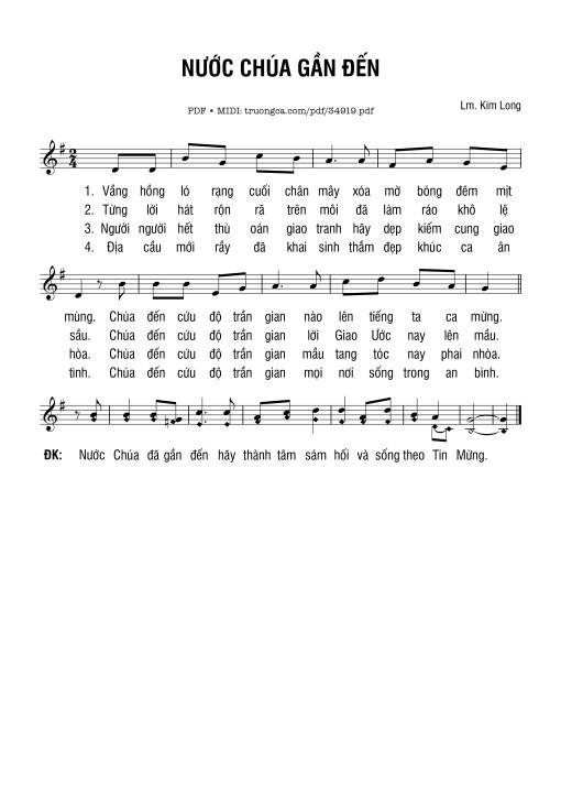 Nước Chúa Gần Đến