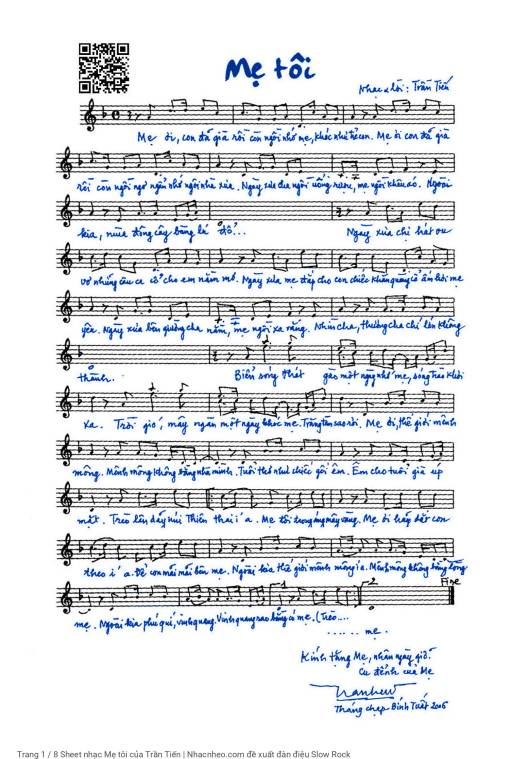 Mẹ tôi - Trần Tiến